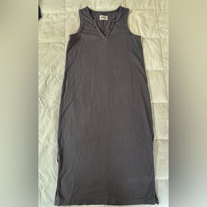 Pact Sleeveless Maxi Dress in Charcoal